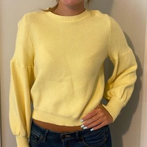 Yellow sweater